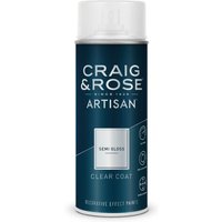 Craig & Rose Artisan Semi Gloss Spray Paint - Clear Coat - 400ml
Craig & Rose Artisan Semi Gloss Spray Paint - Clear Coat - 400ml
