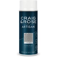 Craig & Rose Artisan Crackle Effect Spray Paint - White - 400ml
Craig & Rose Artisan Crackle Effect Spray Paint - White - 400ml