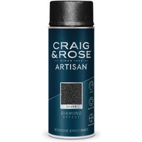Craig & Rose Artisan Diamond Effect Spray Paint - Silver - 400ml
Craig & Rose Artisan Diamond Effect Spray Paint - Silver - 400ml