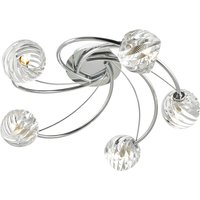 Layla 5 Light Semi Flush Ceiling Light