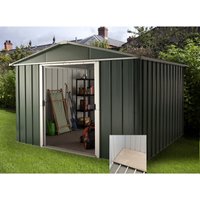 Yardmaster 10x13ft Hercules Deluxe Apex Metal Shed with Floor Frame
Yardmaster 10x13ft Hercules Deluxe Apex Metal Shed with Floor Frame