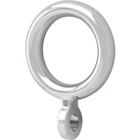 Harrison Drape Cafe Chrome Effect Curtain Rod Rings - 10 Pack
Harrison Drape Cafe Chrome Effect Curtain Rod Rings - 10 Pack