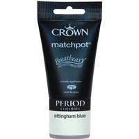 Crown Period Collection Attingham Blue - Flat Matt Emulsion Paint - 40ml
Crown Period Collection Attingham Blue - Flat Matt Emulsion Paint - 40ml