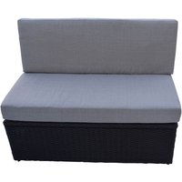 Canadian Spa Rattan Square Spa Love Seat