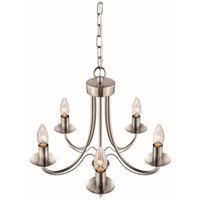 Audrey 5 Light Pendant Brushed Chrome
Audrey 5 Light Pendant Brushed Chrome