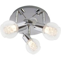 Tristan Glass Beaded Insert 3 Plate Spotlight