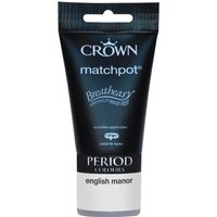 Crown Period Collection English Manor - Flat Matt Emulsion Paint - 40ml
Crown Period Collection English Manor - Flat Matt Emulsion Paint - 40ml