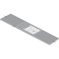Maia Greystone Kitchen Sink Worktop - Acrylic Super Large Left Hand Bowl - 3600 x 650 x 42mm
Maia Greystone Kitchen Sink Worktop - Acrylic Super Large Left Hand Bowl - 3600 x 650 x 42mm