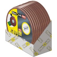 Flexovit Fibre Sanding Discs - 115mm - 36 Grit - Coarse - 10 Pack
Flexovit Fibre Sanding Discs - 115mm - 36 Grit - Coarse - 10 Pack