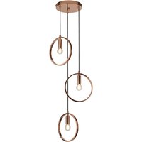 Durras 3 Light Ring Detail Pendant Light - Rose Gold
Durras 3 Light Ring Detail Pendant Light - Rose Gold