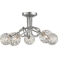Iluka 5 Light Twist Ceiling Fitting - Chrome
Iluka 5 Light Twist Ceiling Fitting - Chrome