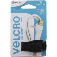VELCRO Brand ONE-WRAP Snack Size Cable Ties Black
VELCRO Brand ONE-WRAP Snack Size Cable Ties Black