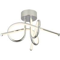 Esk Twist LED Striplight Ceiling Fitting - Chrome and White
Esk Twist LED Striplight Ceiling Fitting - Chrome and White