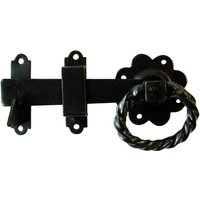 Twisted Ring Handled Gate Latch - Black - 152mm
Twisted Ring Handled Gate Latch - Black - 152mm