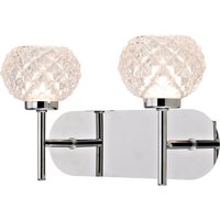 Miles Integrated Cut Glass 2 Light Wall Lamp
Miles Integrated Cut Glass 2 Light Wall Lamp