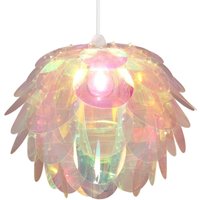 Lustre Iridescent Layered Easy Fit Pendant Light Shade
