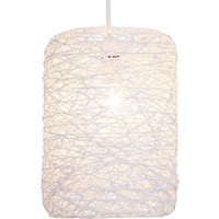 Abaca Straight Cylinder Pendant Shade - White
Abaca Straight Cylinder Pendant Shade - White