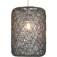Abaca Straight Cylinder Pendant Shade - Grey
Abaca Straight Cylinder Pendant Shade - Grey