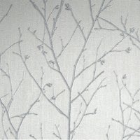 Boutique Water Silk Sprig Wallpaper - Light Silver
Boutique Water Silk Sprig Wallpaper - Light Silver