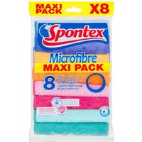 Spontex Microfibre Cloth 8 Pack
Spontex Microfibre Cloth 8 Pack