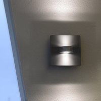 Lutec Split LED 9W LED Up/Down Wall Light - Graphite