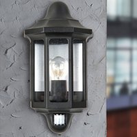 Lutec Corniche 60W PIR Wall Light - Black
Lutec Corniche 60W PIR Wall Light - Black