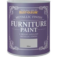 Rust-Oleum Metallic Furniture Paint - Silver - 125ml
Rust-Oleum Metallic Furniture Paint - Silver - 125ml
