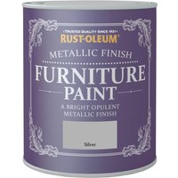 Rust-Oleum Metallic Furniture Paint - Silver - 750ml
Rust-Oleum Metallic Furniture Paint - Silver - 750ml