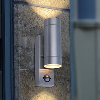 Lutec Rado Up/Down PIR Wall Light - Brushed Steel
Lutec Rado Up/Down PIR Wall Light - Brushed Steel
