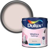 Dulux Standard Blush Pink Matt Emulsion Paint - 2.5L
Dulux Standard Blush Pink Matt Emulsion Paint - 2.5L