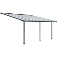 Palram - Canopia Olympia Patio Cover 3X8.10 Grey Clear
Palram - Canopia Olympia Patio Cover 3X8.10 Grey Clear