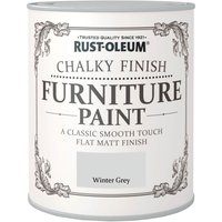 Rust-Oleum Chalky Furniture Paint - Winter Grey - 2.5L
Rust-Oleum Chalky Furniture Paint - Winter Grey - 2.5L