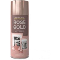 Rust-Oleum Spray Paint Metallic Rose Gold - 400ml
Rust-Oleum Spray Paint Metallic Rose Gold - 400ml