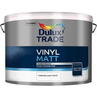 Dulux Trade Vinyl Pure Brilliant White - Matt Emulsion Paint - 10L
Dulux Trade Vinyl Pure Brilliant White - Matt Emulsion Paint - 10L