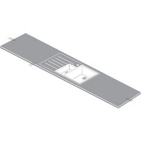 Minerva Ice Blue Kitchen Sink Worktop - Acrylic 1.5 Designer Right Hand Bowl - 305 x 65 x 2.5cm
Minerva Ice Blue Kitchen Sink Worktop - Acrylic 1.5 Designer Right Hand Bowl - 305 x 65 x 2.5cm