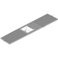 Minerva Ice Blue Kitchen Sink Worktop - Acrylic Left Hand Bowl - 305 x 65 x 2.5cm
Minerva Ice Blue Kitchen Sink Worktop - Acrylic Left Hand Bowl - 305 x 65 x 2.5cm