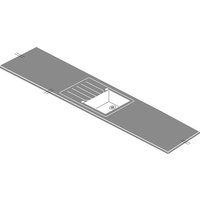 Minerva Ice Blue Kitchen Sink Worktop - Acrylic Right Hand Bowl - 305 x 65 x 2.5cm
Minerva Ice Blue Kitchen Sink Worktop - Acrylic Right Hand Bowl - 305 x 65 x 2.5cm