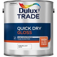 Dulux Trade Pure Brilliant White Quick Dry Gloss - 2.5L
Dulux Trade Pure Brilliant White Quick Dry Gloss - 2.5L