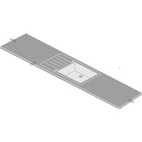 Minerva Ice Blue Kitchen Sink Worktop - Acrylic Super Large Right Hand Bowl - 305 x 65 x 2.5cm
Minerva Ice Blue Kitchen Sink Worktop - Acrylic Super Large Right Hand Bowl - 305 x 65 x 2.5cm
