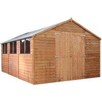 Mercia 15x10ft Overlap Apex Wooden Workshop Shed
Mercia 15x10ft Overlap Apex Wooden Workshop Shed