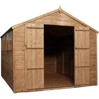 Mercia 12x8ft Pressure Treated Shiplap Apex Wooden Shed
Mercia 12x8ft Pressure Treated Shiplap Apex Wooden Shed