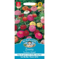Mr. Fothergill's Zinnia Sunbow Mixed Seeds
Mr. Fothergill's Zinnia Sunbow Mixed Seeds