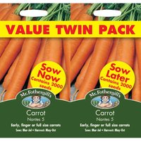 Mr. Fothergill's Carrot Nantes 5 Bumper Pack Seeds
Mr. Fothergill's Carrot Nantes 5 Bumper Pack Seeds