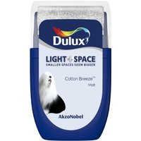 Dulux Light & Space Cotton Breeze Tester Paint - 30ml
Dulux Light & Space Cotton Breeze Tester Paint - 30ml