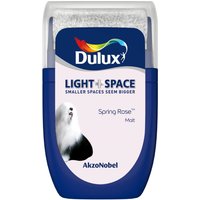 Dulux Light & Space Spring Rose Tester Paint - 30ml
Dulux Light & Space Spring Rose Tester Paint - 30ml
