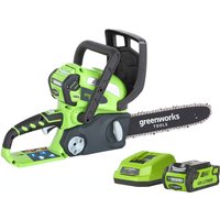 Greenworks 40V Chainsaw with 2Ah Battery
Greenworks 40V Chainsaw with 2Ah Battery