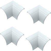 D-Line Quadrant Decorative Trunking Clip Over Internal Bends 4 Pack 22mm x 22mm White
D-Line Quadrant Decorative Trunking Clip Over Internal Bends 4 Pack 22mm x 22mm White