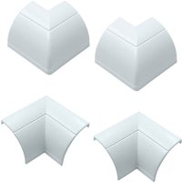 D-Line Quadrant Decorative Trunking Clip Over Internal & External Bends 4 Pack 22mm x 22mm White
D-Line Quadrant Decorative Trunking Clip Over Internal & External Bends 4 Pack 22mm x 22mm White