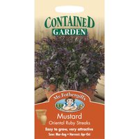 Mr. Fothergill's Mustard Oriental Ruby Streaks Vegetable Seeds
Mr. Fothergill's Mustard Oriental Ruby Streaks Vegetable Seeds