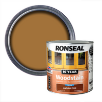 Ronseal 10 Year Woodstain Antique Pine Satin - 750ml
Ronseal 10 Year Woodstain Antique Pine Satin - 750ml